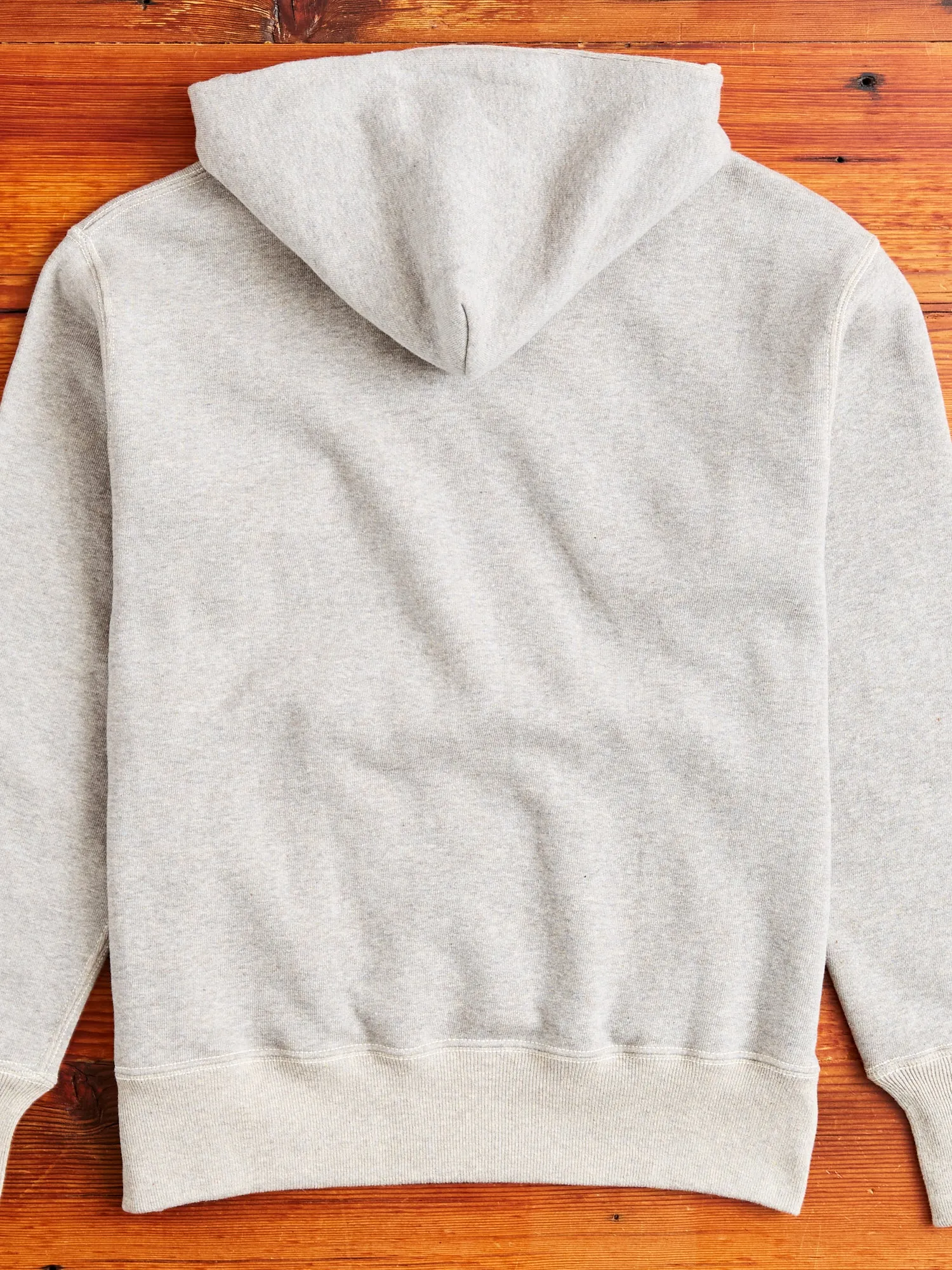 450 Loopwheel Hoodie in Heather Grey