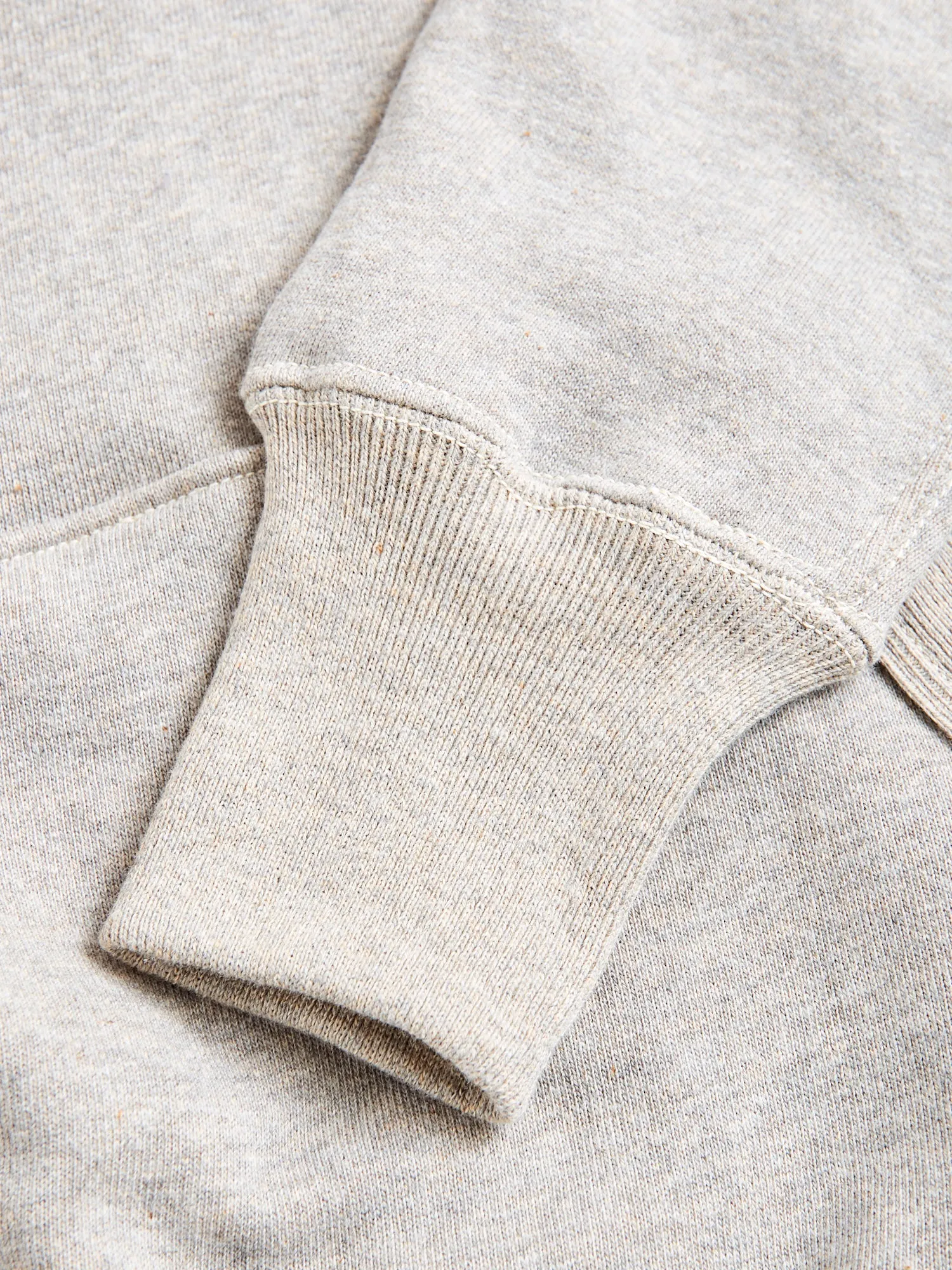 450 Loopwheel Hoodie in Heather Grey