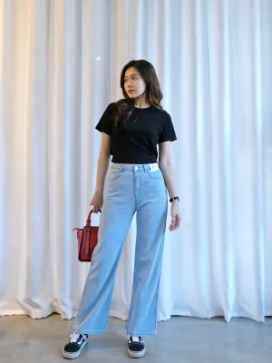 ACEWIN Wide Leg Denim Trousers (Size S-XL) 300979