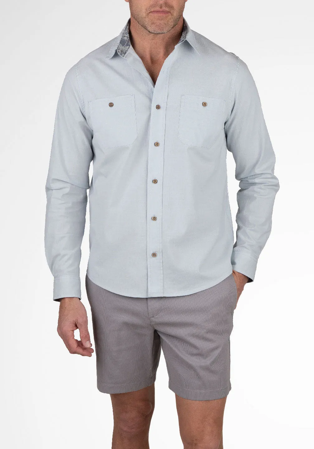 Airotec® Performance Stretch Lightweight Chambray Shirt