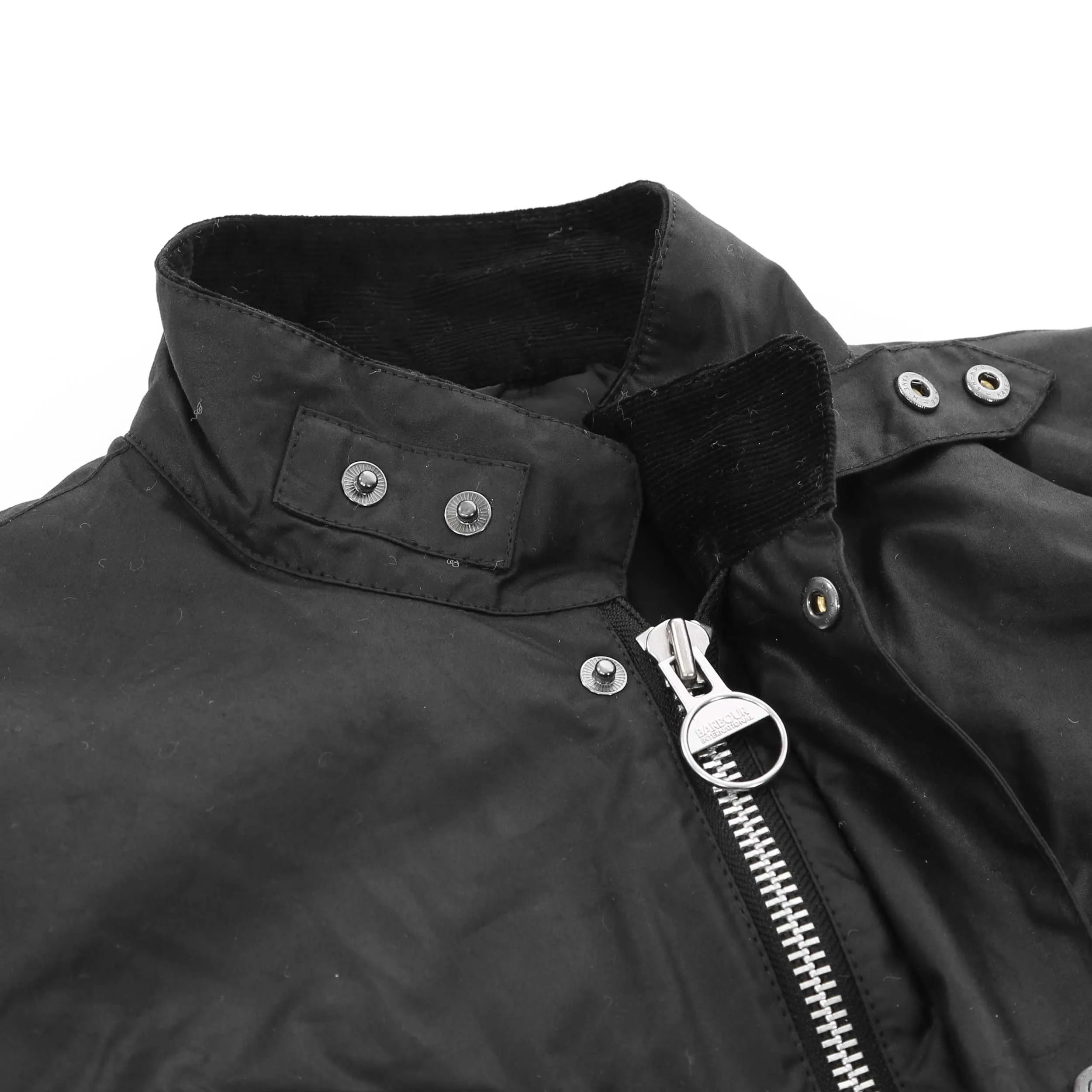 Barbour Tourer Duke Wax Jacket in Black