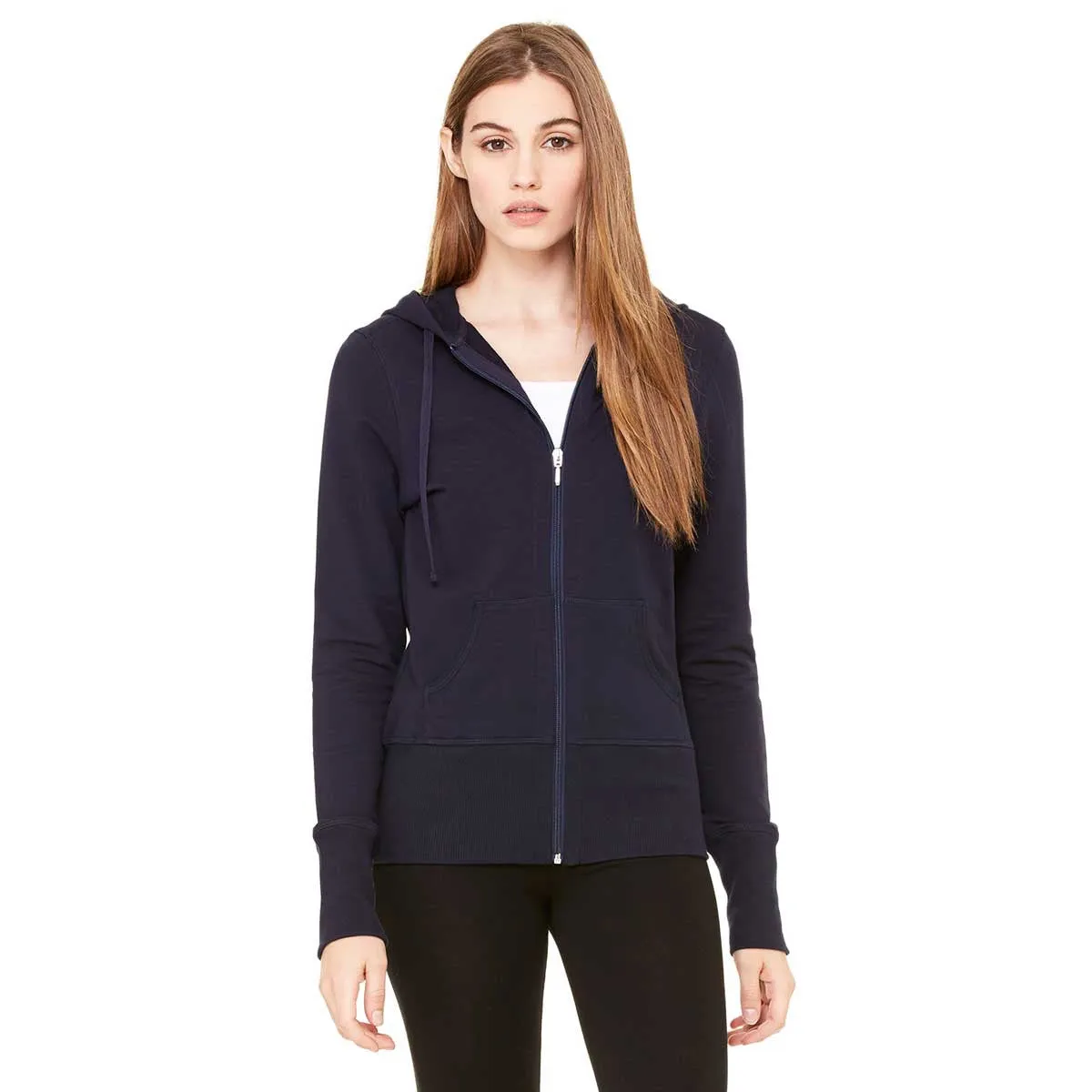 Bella   Canvas Women's Midnight Stretch French Terry Lounge Jacket