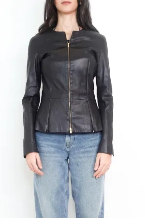 Black Leather jacket RRP £1850