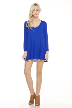 Blue Bell Sleeve Tunic