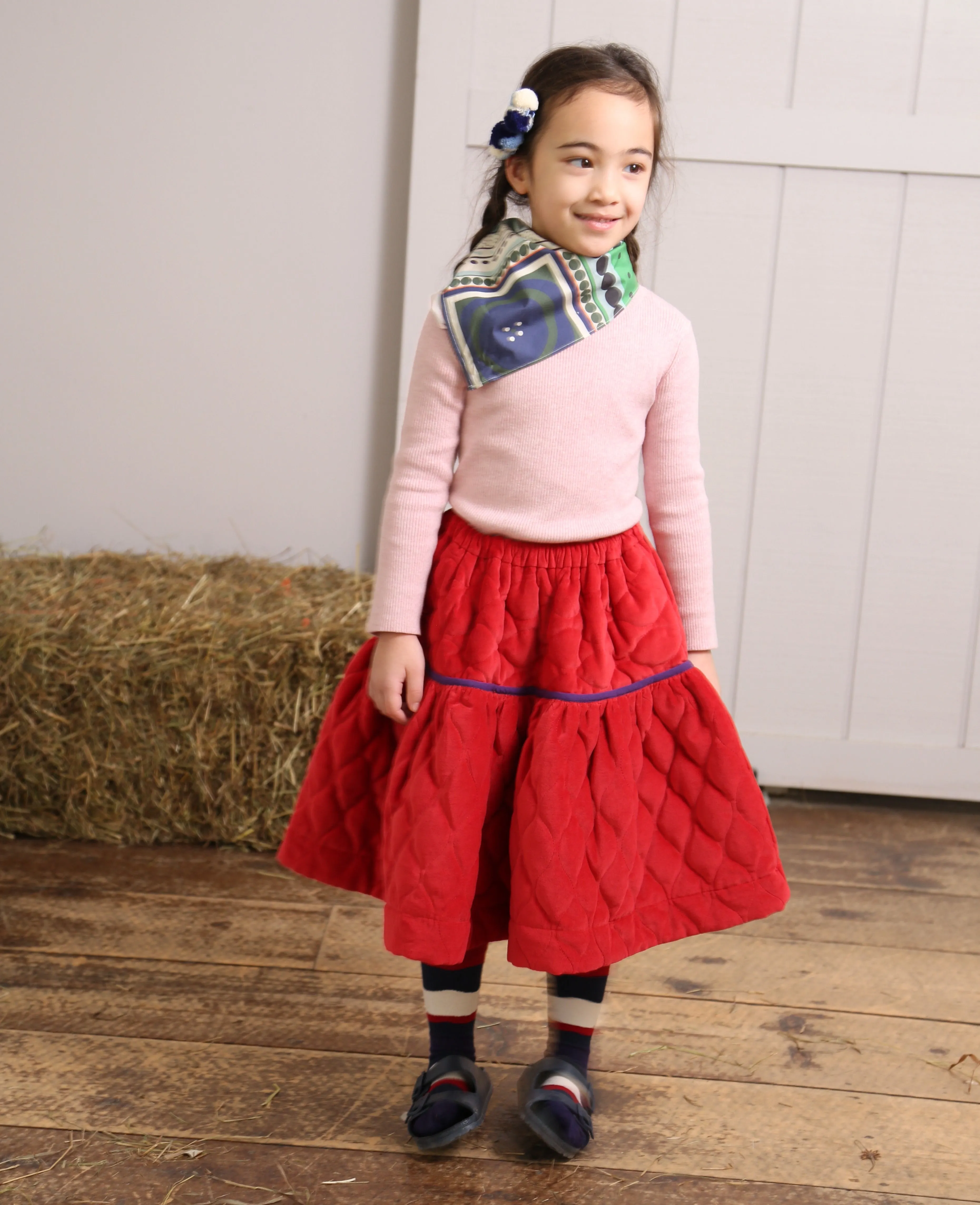 CLARA GATHERED SKIRT