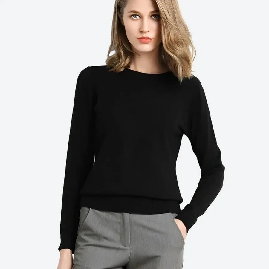 Classic Quality Long-Sleeve Knit Sweaters