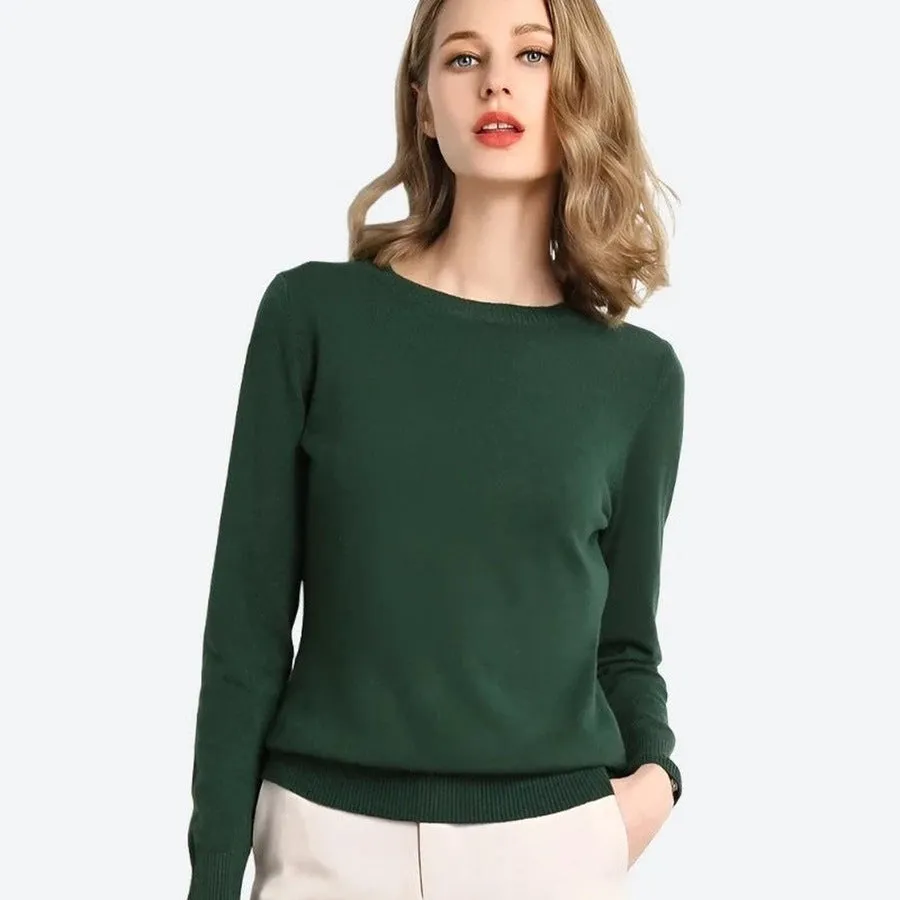 Classic Quality Long-Sleeve Knit Sweaters