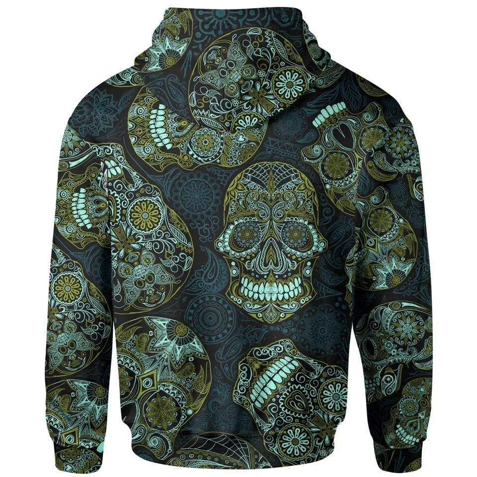 Day of the Dead Zip Hoodie