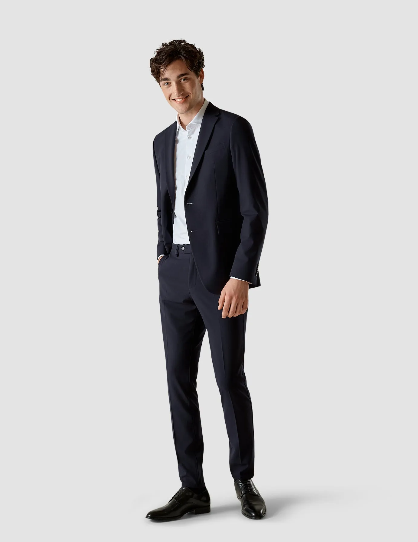 Essential Blazer Regular Midnight Blue