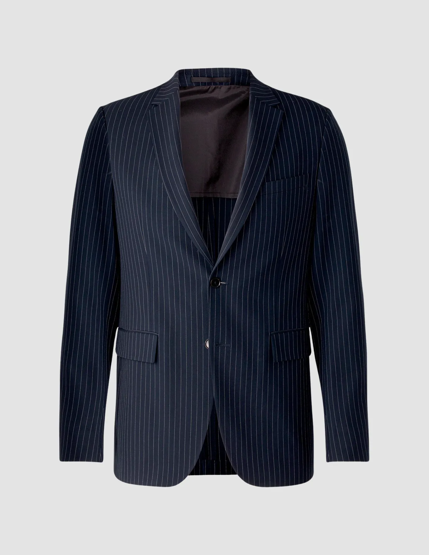 Essential Blazer Slim Navy Pinstripe