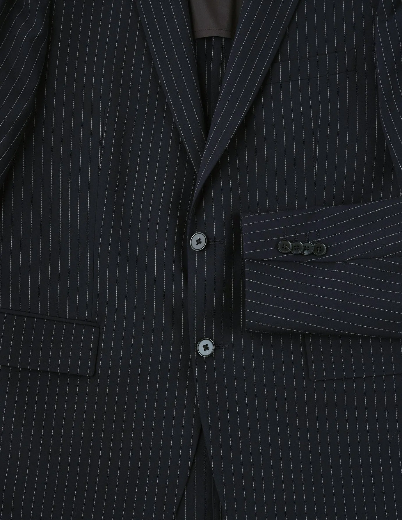 Essential Blazer Slim Navy Pinstripe