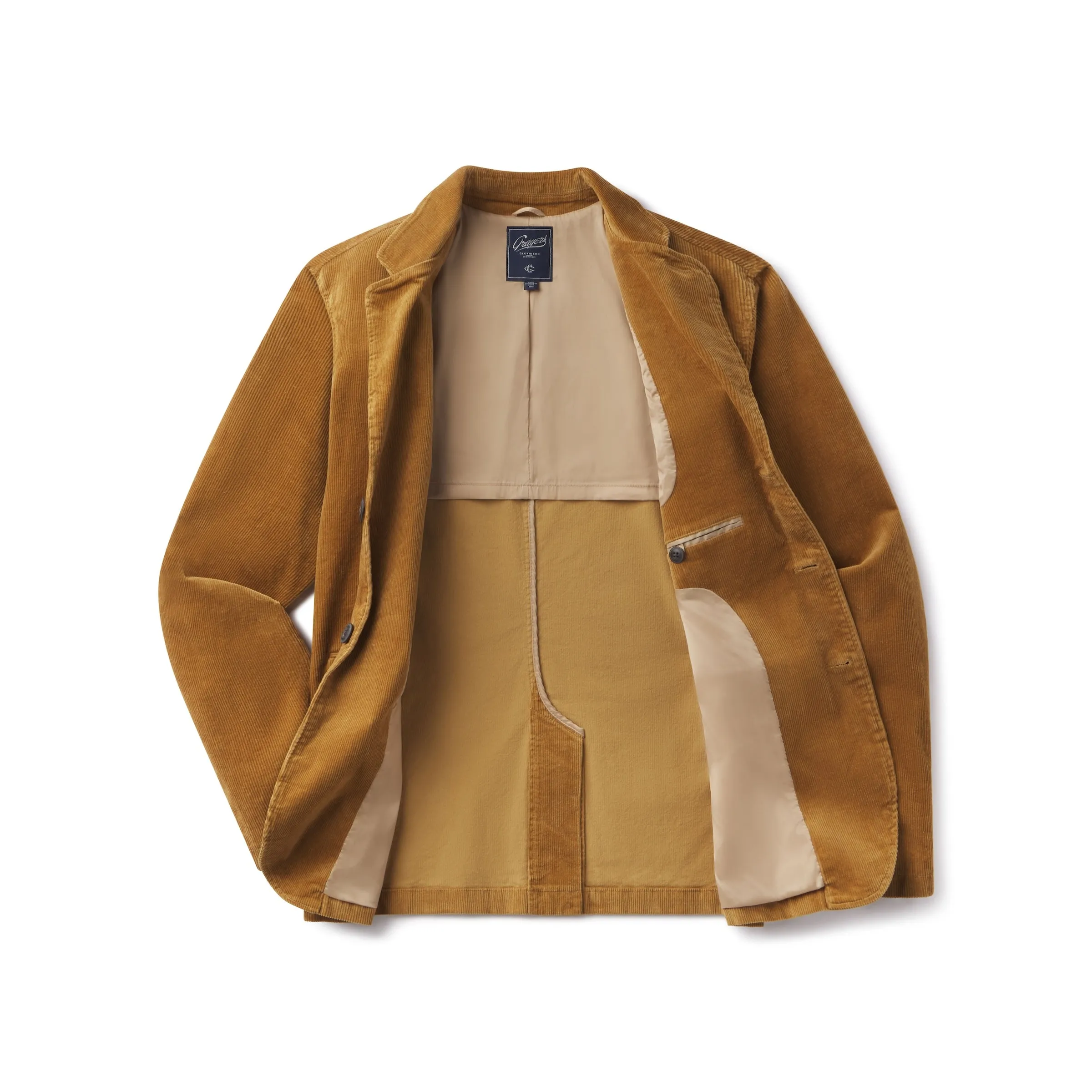 Fleming's English Corduroy Blazer - Saddle