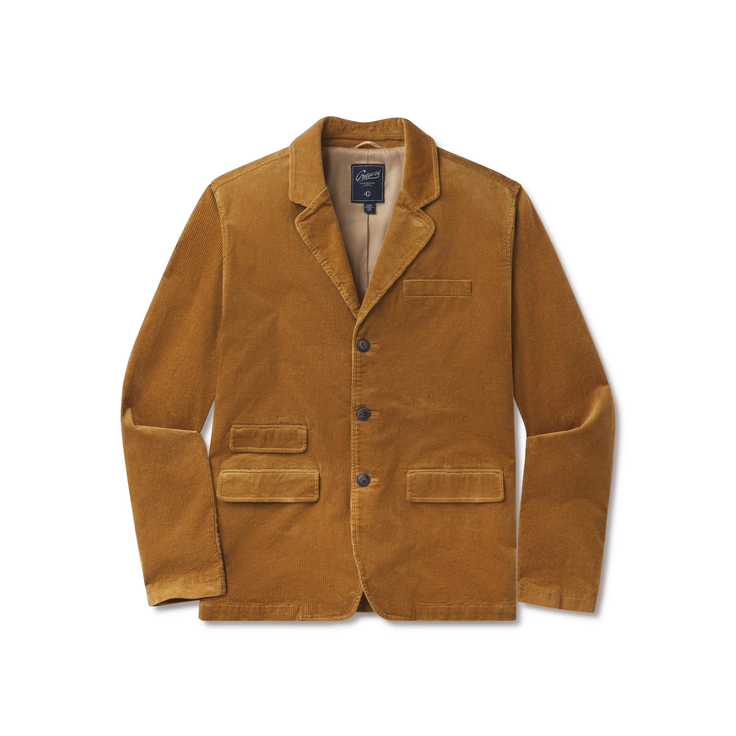 Fleming's English Corduroy Blazer - Saddle