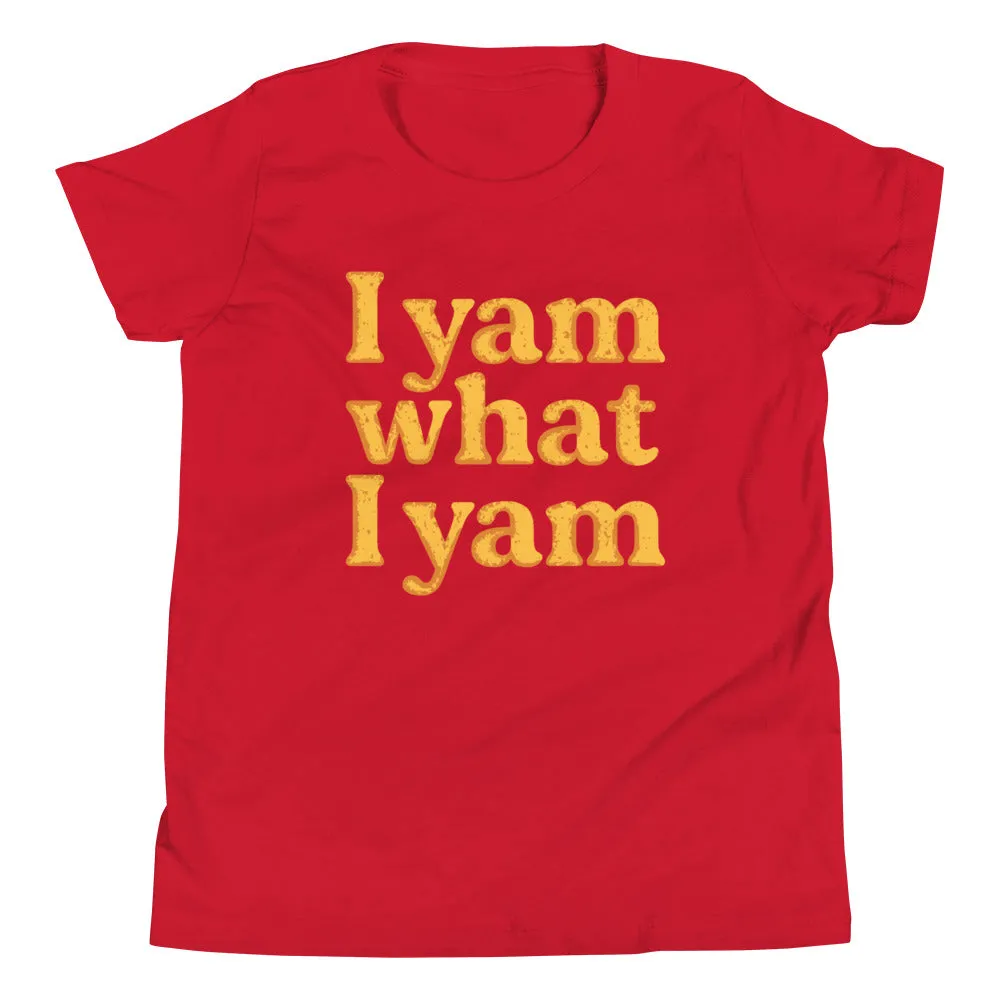 I Yam What I Yam Kid's Youth Tee