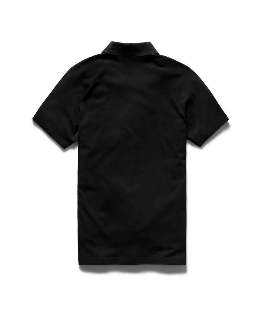 Lightweight Jersey Polo Black