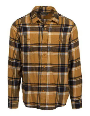 Lightweight Plaid Work Shirt - Gold