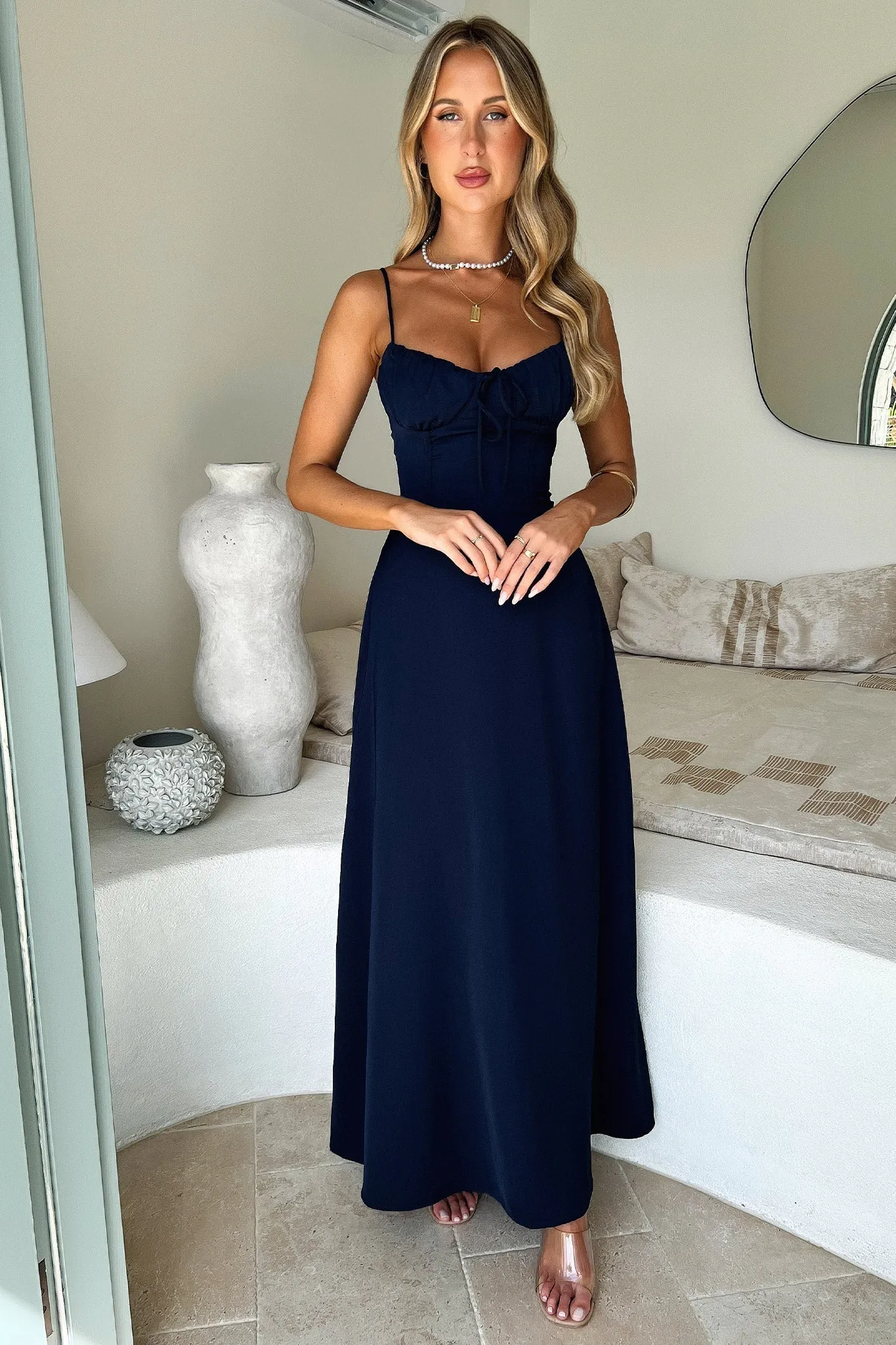 Magdalena Maxi Dress - Navy