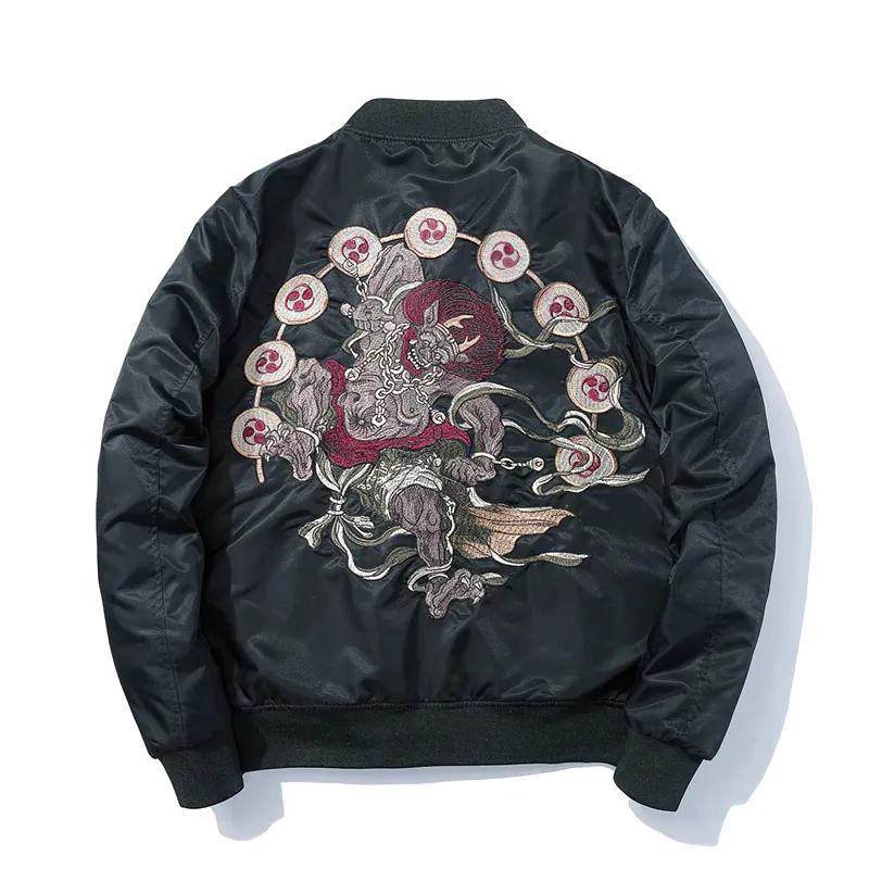 Men's Jackets With Stylish Embroidery / Casual Rock-Style Streetwear