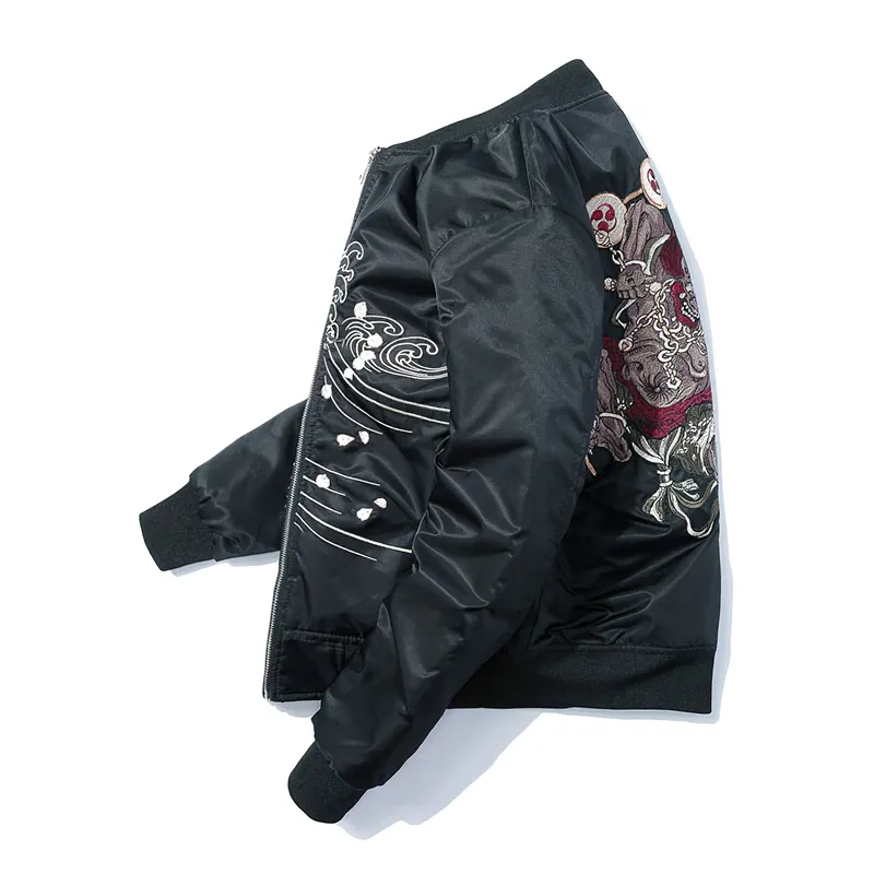 Men's Jackets With Stylish Embroidery / Casual Rock-Style Streetwear