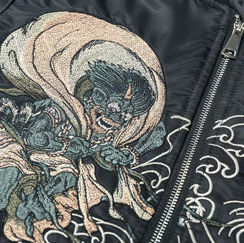 Men's Jackets With Stylish Embroidery / Casual Rock-Style Streetwear