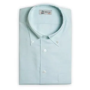 Mint Swiss Cotton & Linen Long Sleeve Shirt