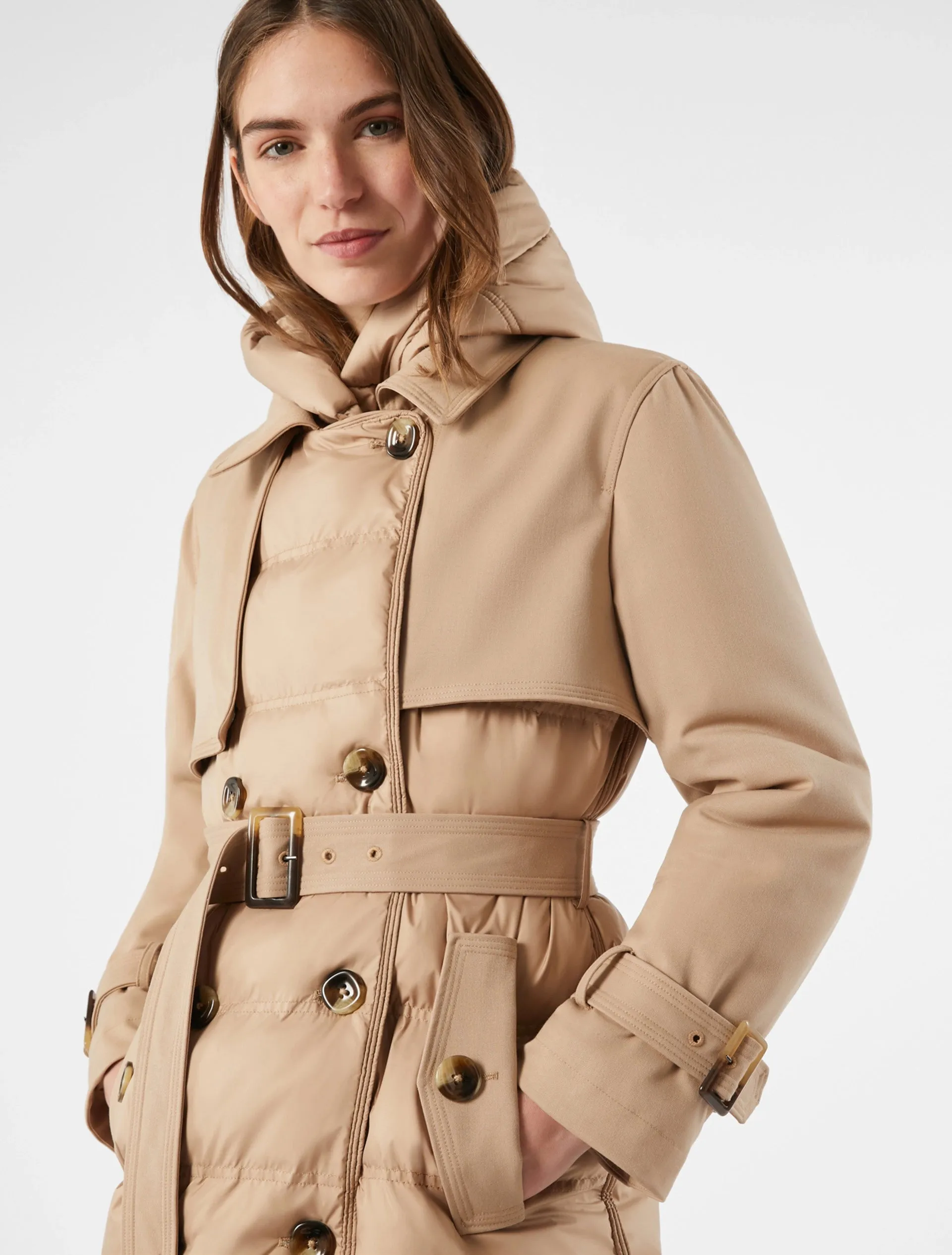 PENNYBLACK Camel 3 In 1 Padded Trench Coat