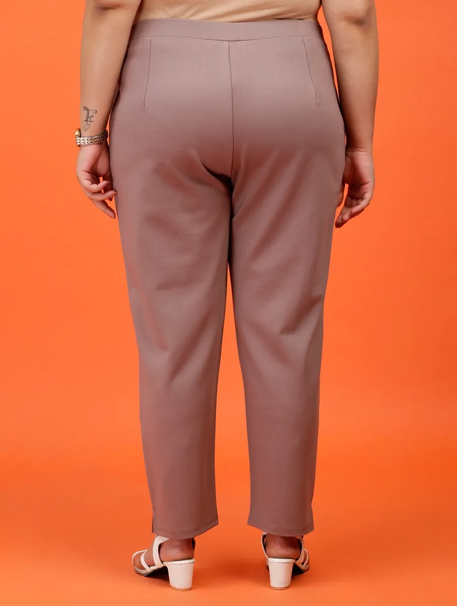 Plus Size Women Cigarette Pants