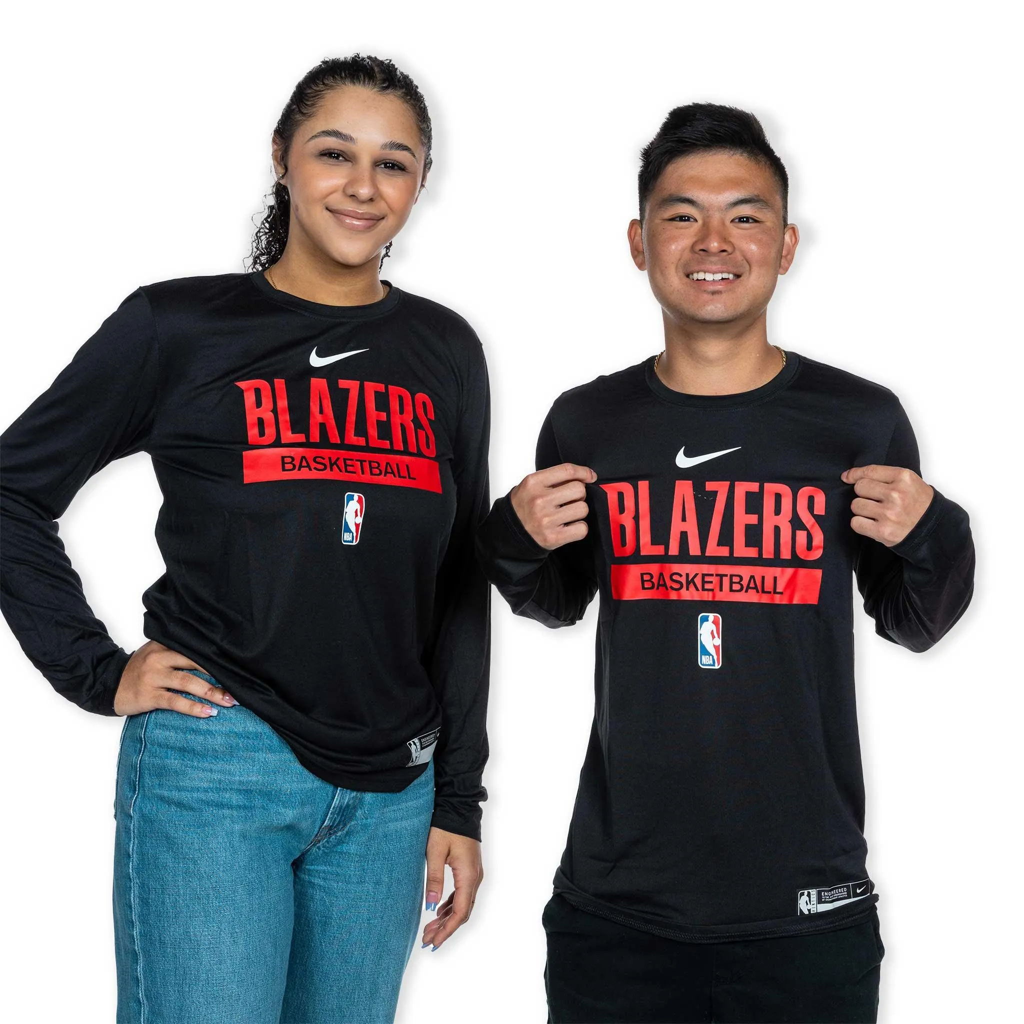 Portland Trail Blazers Nike Team Practice Long Sleeve