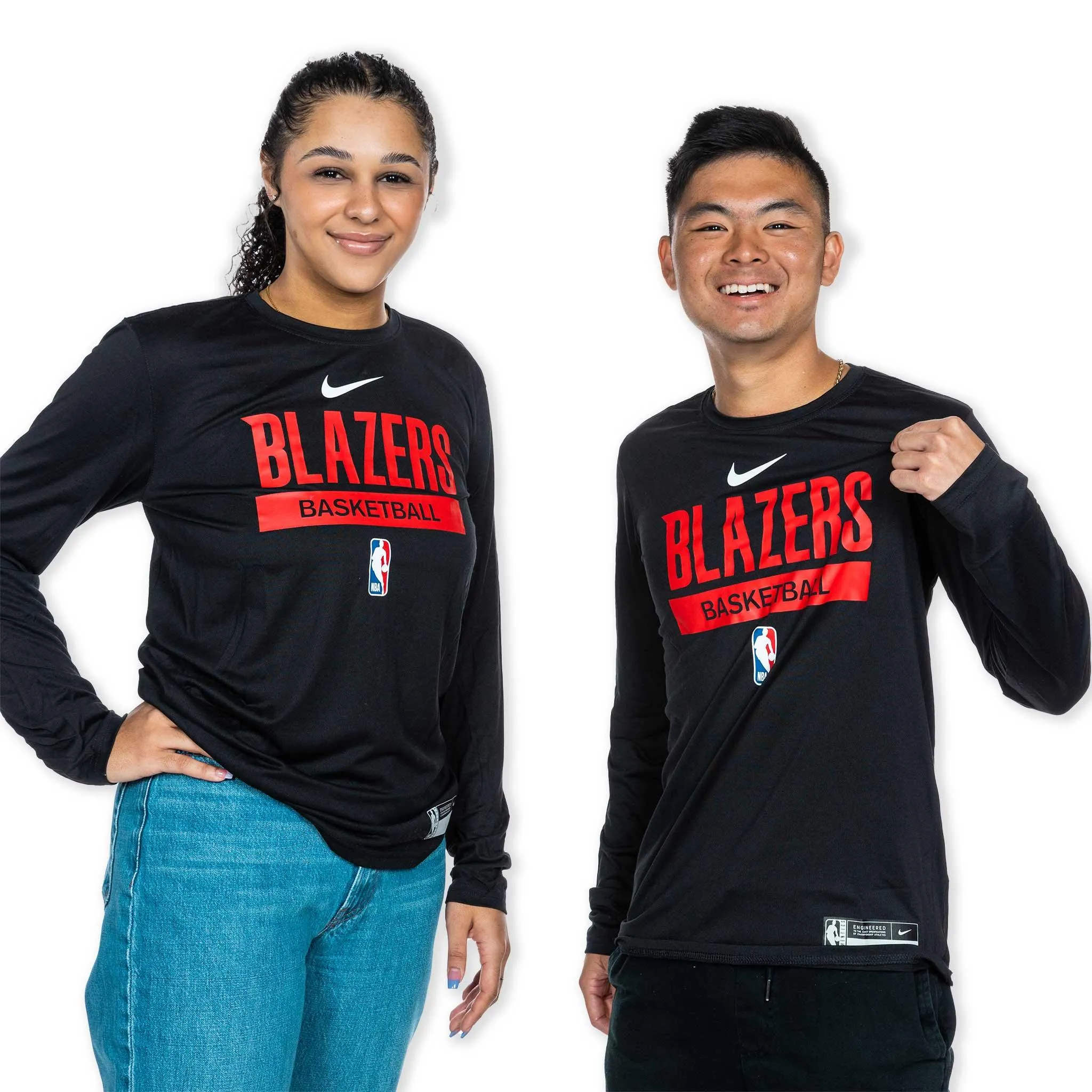 Portland Trail Blazers Nike Team Practice Long Sleeve