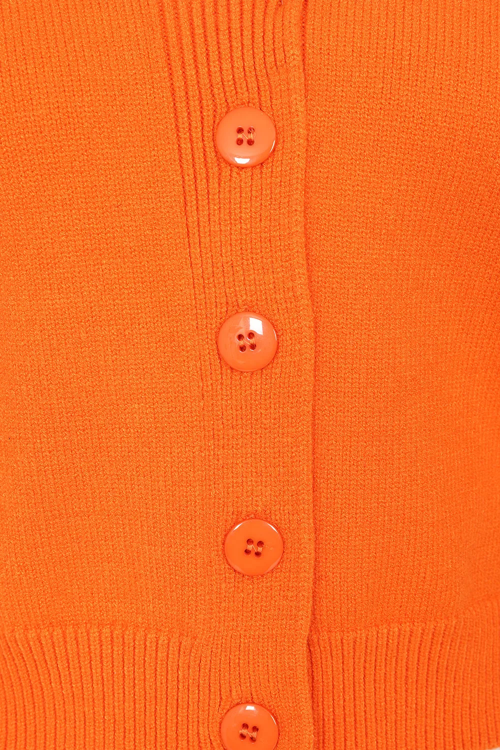 Shawl Collar Cardigan in Orange by Banned Apparel