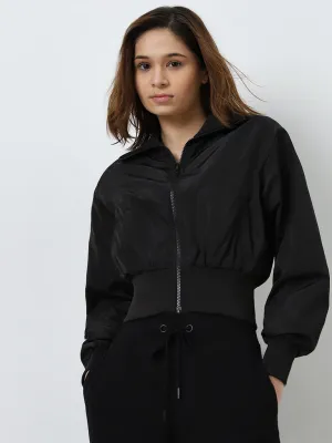 Studiofit Black Solid Jacket