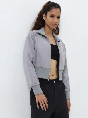 Studiofit Grey Solid Jacket