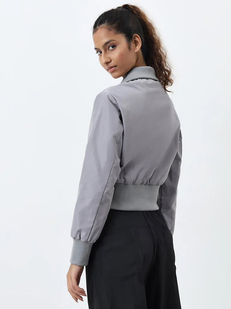 Studiofit Grey Solid Jacket