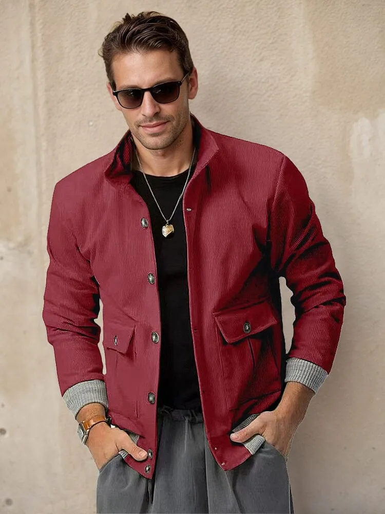 Stylish Casual Corduroy Jacket