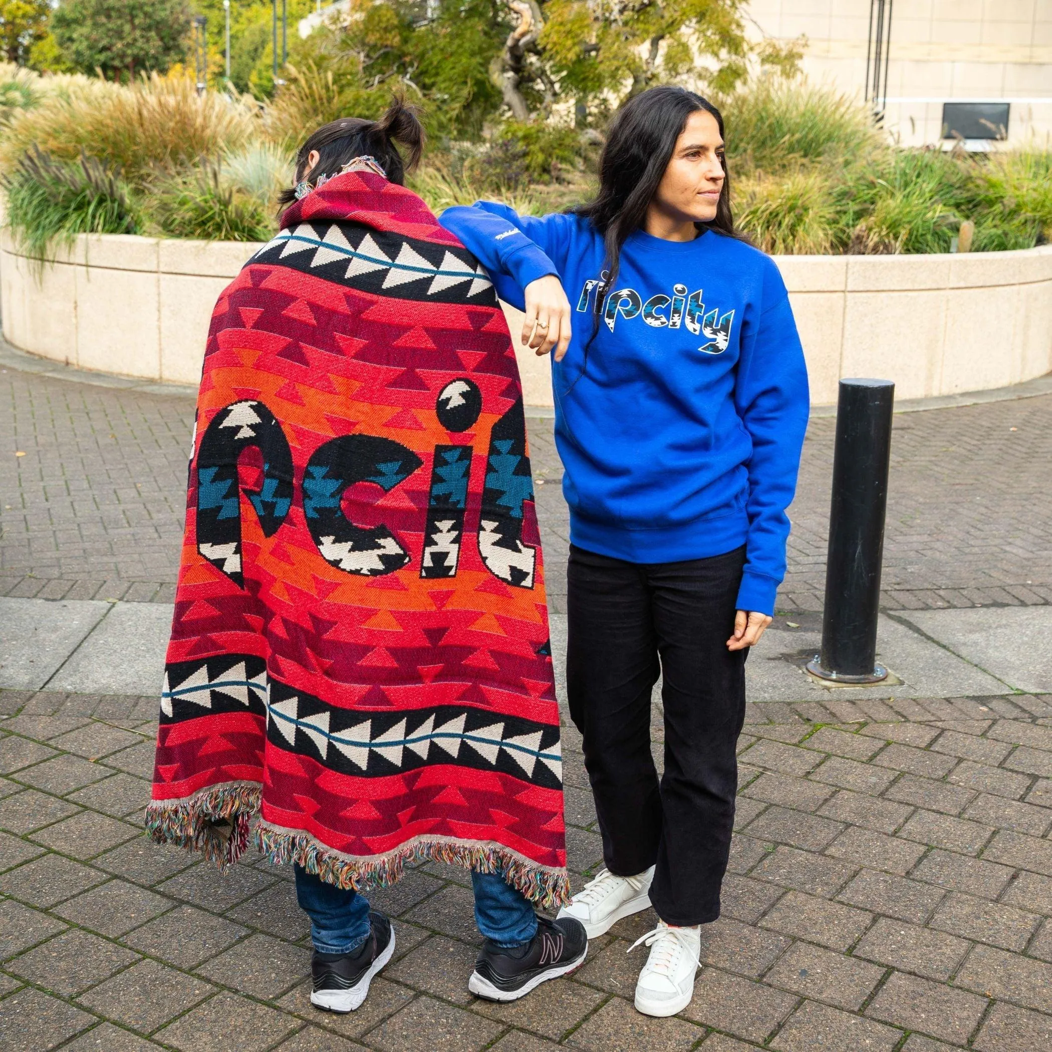 Trail Blazers x Eighth Generation Heritage Rip City Woven Blanket