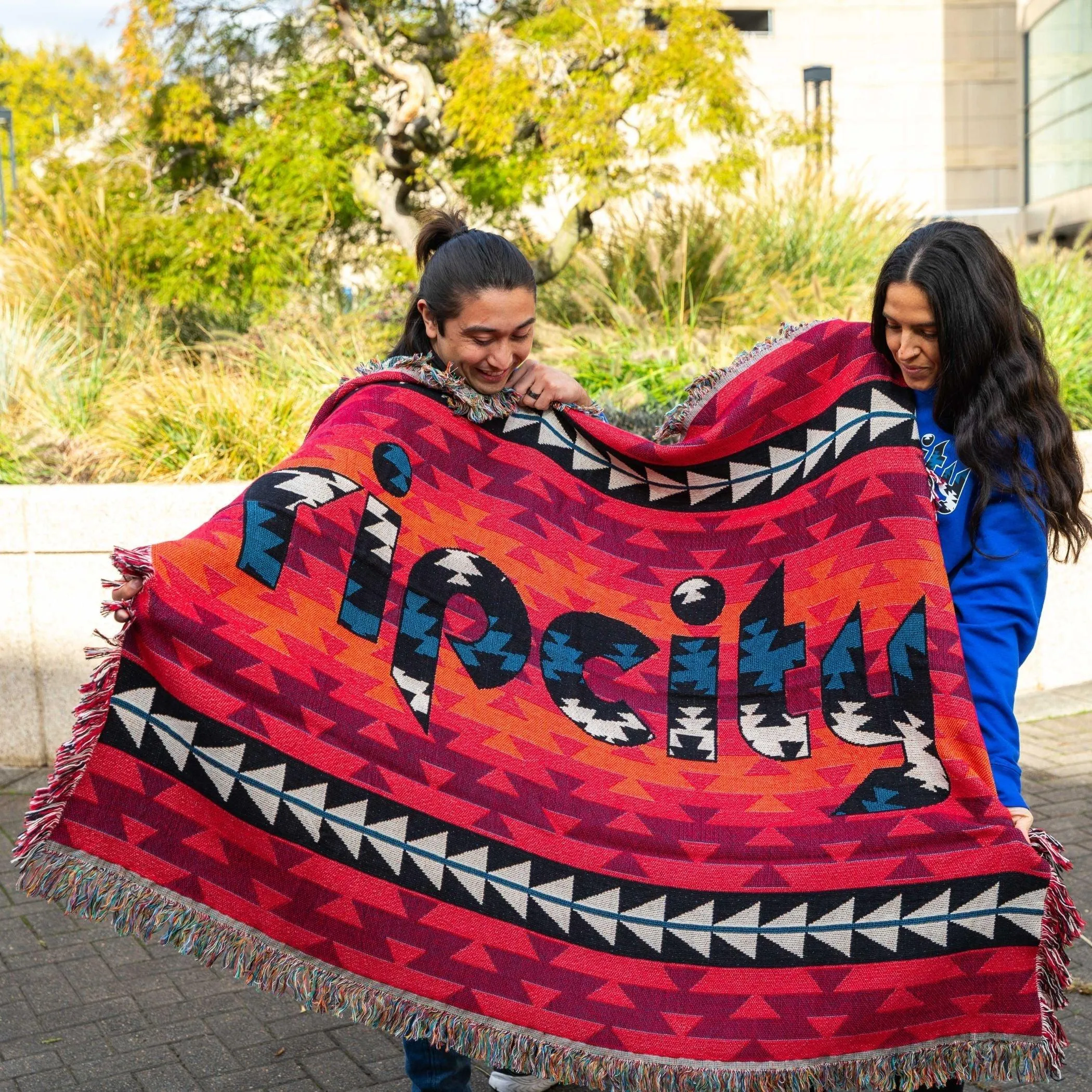 Trail Blazers x Eighth Generation Heritage Rip City Woven Blanket