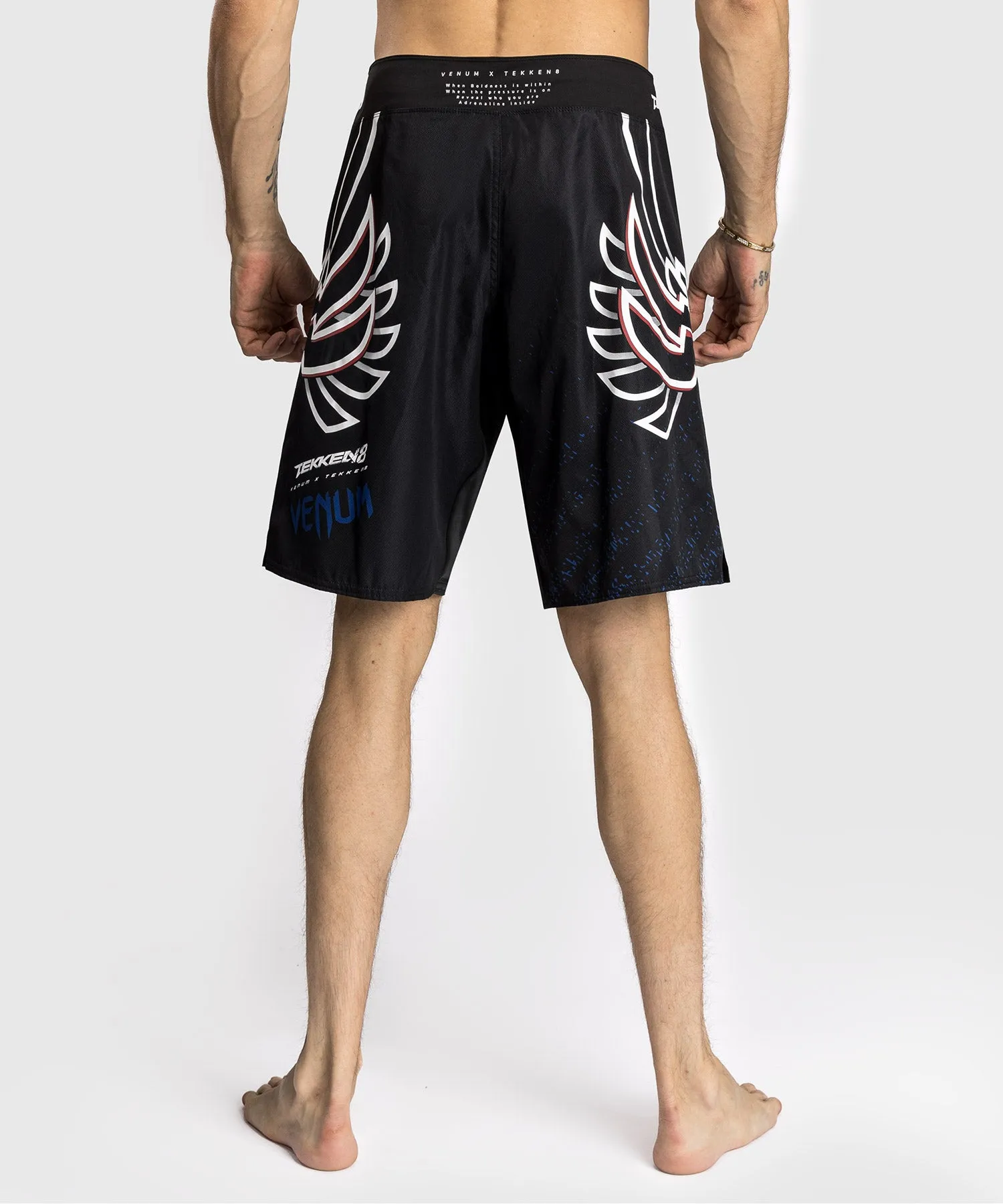 Venum x TEKKEN 8 - Jin Kazama Fight Shorts - Blue/Black/White