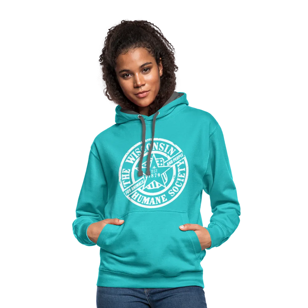 WHS 1879 Logo Contrast Hoodie