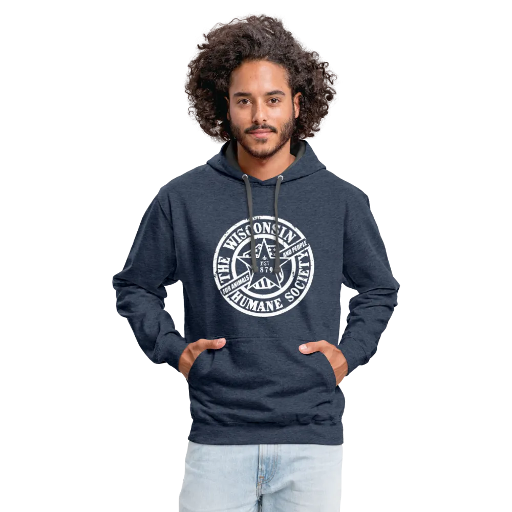 WHS 1879 Logo Contrast Hoodie