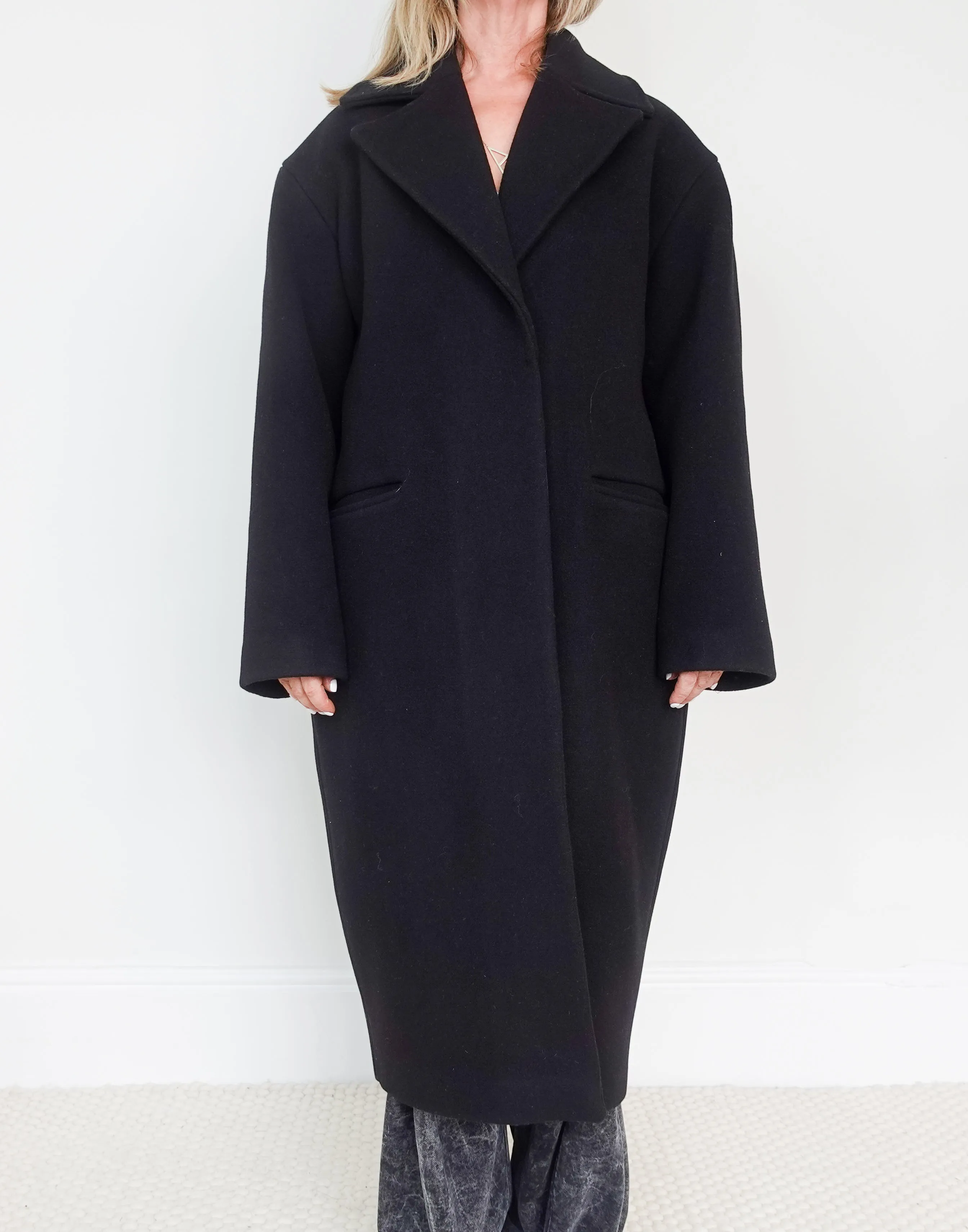 Wool Cocoon Coat RRP £895